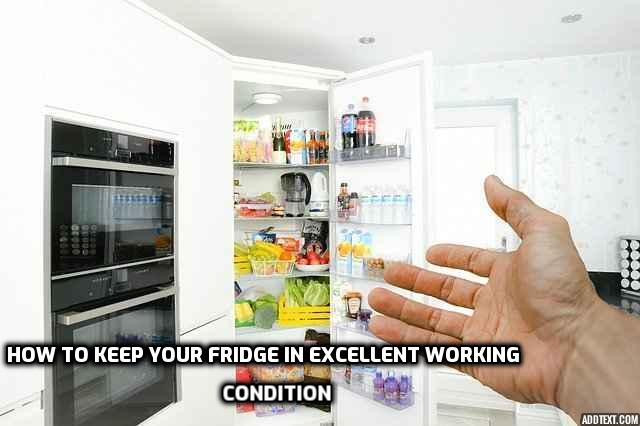How To Keep Your Fridge In Excellent Working Condition
